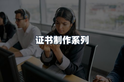 证书制作系列